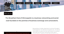 Desktop Screenshot of minneapolisbreakfastclub.com
